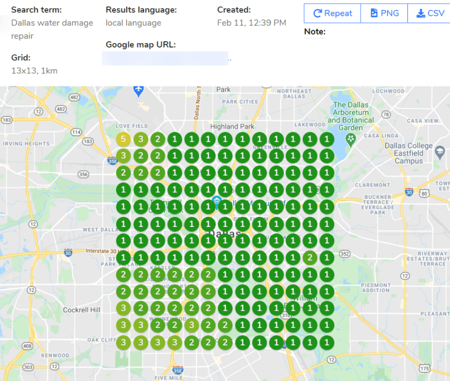 Google Map Ranking Service